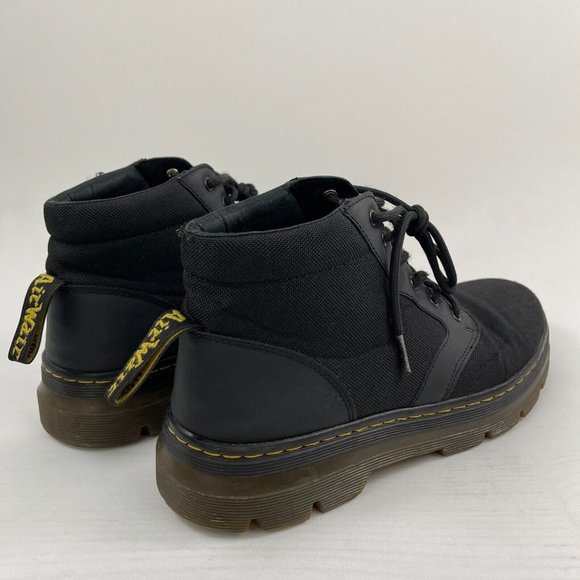 Dr Doc Martens Bonny Black Lace Up Boots Air Wair Bouncing Soles Men's Size 10 - Picture 5 of 16